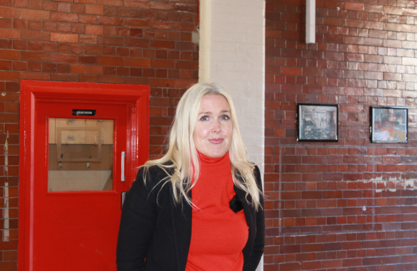 Julie Redmond at West Hampstead Fire Station